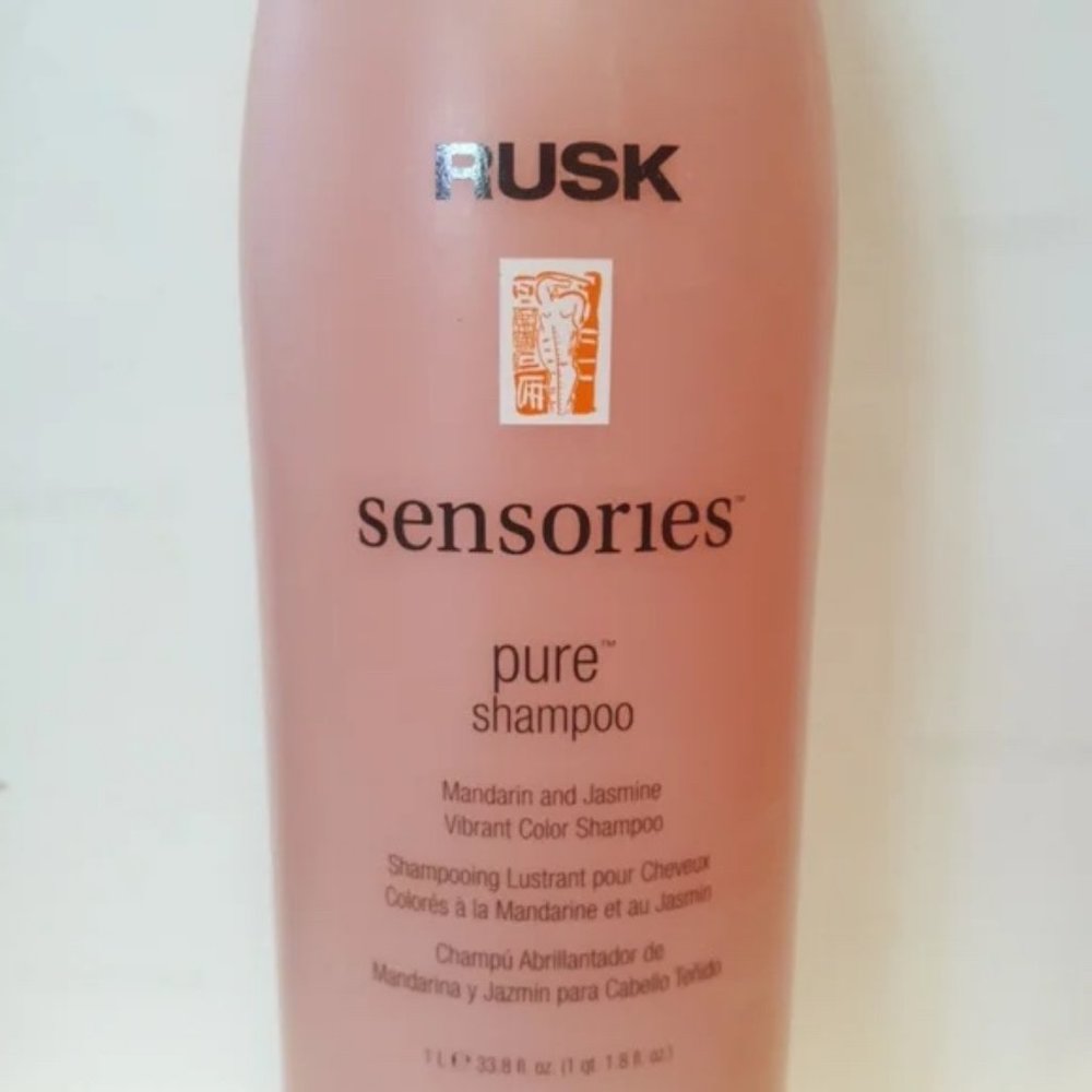 Rusk Sensories Pure Shampoo Mandarin and Jasmine Vibrant Color Shampoo 33.8